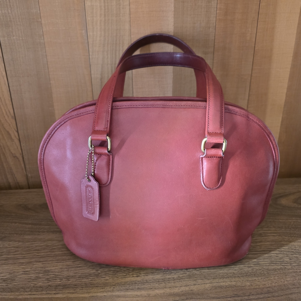 Coach Red Leather Pelham 9958 Bag